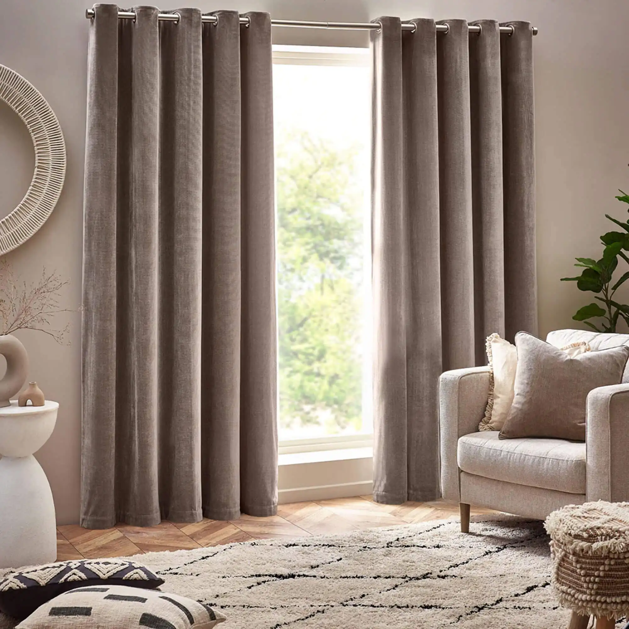 Modern Eyelet Curtains